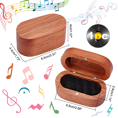 Wooden Box WOOD-WH0029-05-1