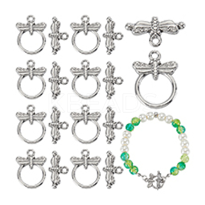 10Pcs 304 Stainless Steel Toggle Clasps STAS-PH0005-78-1