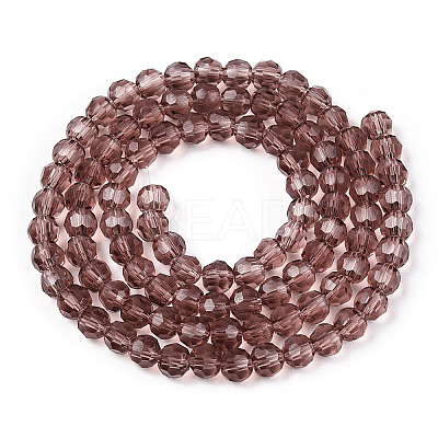 Glass Beads Strands EGLA-J042-4mm-06-1