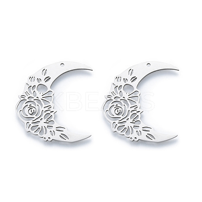 Non-Tarnish 201 Stainless Steel Pendants STAS-N090-LA933-1-1