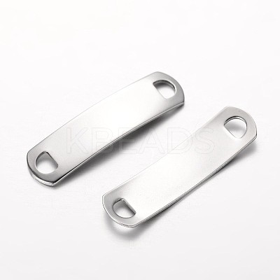 Tarnish Resistant Rectangle 304 Stainless Steel Links connectors LS-X-STAS-I045-32-1