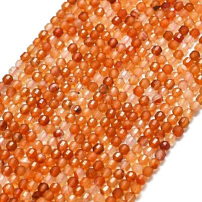 Natural Carnelian Beads Strands G-A260-A20-01-1