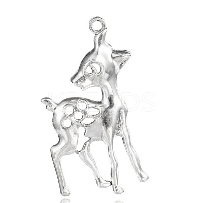 Deer Tibetan Style Alloy Big Pendants LS-TIBEP-F061-01AS-1