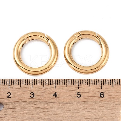 Ion Plating(IP) 316 Stainless Steel Spring Gate Rings STAS-M296-01G-B-1