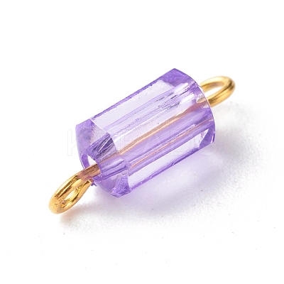 Transparent Acrylic Beads Link PALLOY-JF00822-1