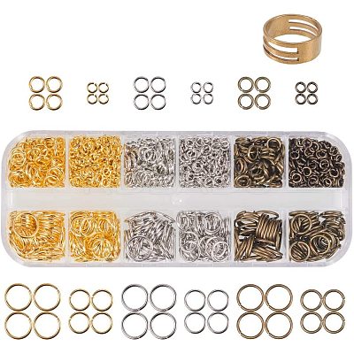 Brass Open Jump Rings KK-PH0034-93-1