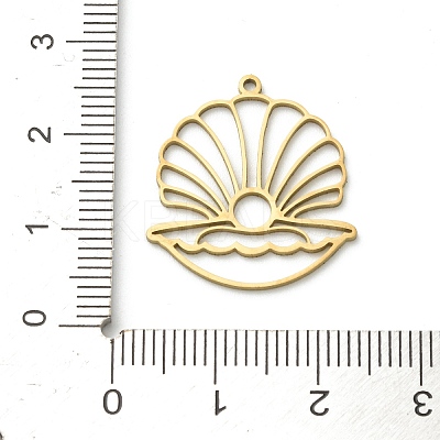 201 Stainless Steel Pendants STAS-I332-03G-1