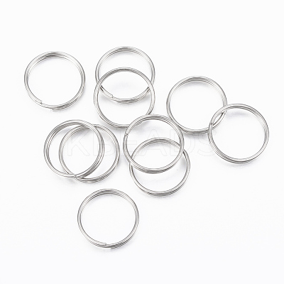 Tarnish Resistant 304 Stainless Steel Split Rings A-STAS-H413-06P-B-1