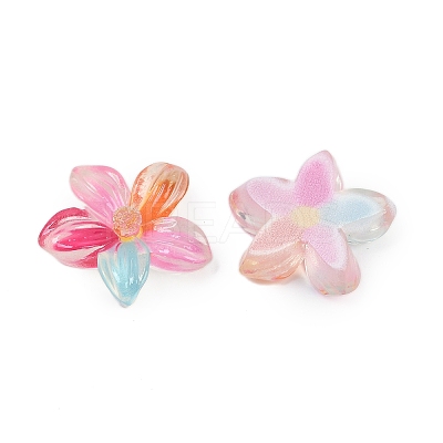Flower Series Resin Cabochons LS-CRES-Q008-01C-1