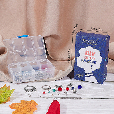DIY Dangle Earring Making Kits DIY-SC0016-36-1