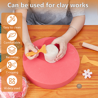 Round Pottery Foam Pad AJEW-WH0434-87B-1