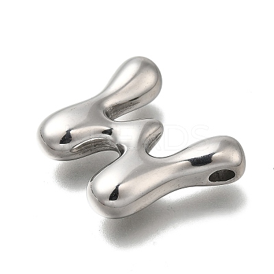 304 Stainless Steel Pendants STAS-S166-02P-22-1