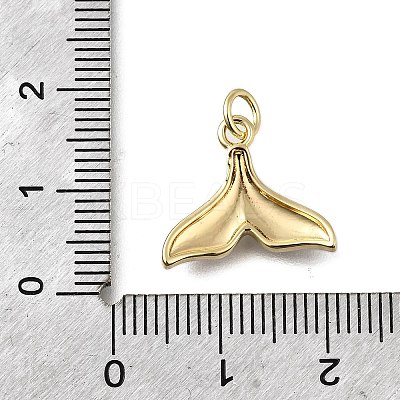 Brass Enamel Pendants KK-S523-21G-1