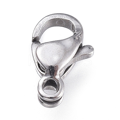 Tarnish Resistant 316 Surgical Stainless Steel Lobster Claw Clasps X-STAS-M281-01P-A-1