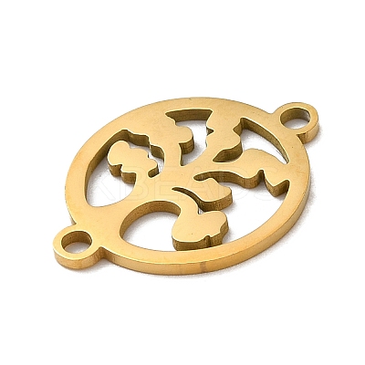 304 Stainless Steel Connector Charms LS-STAS-D013-02A-G-1
