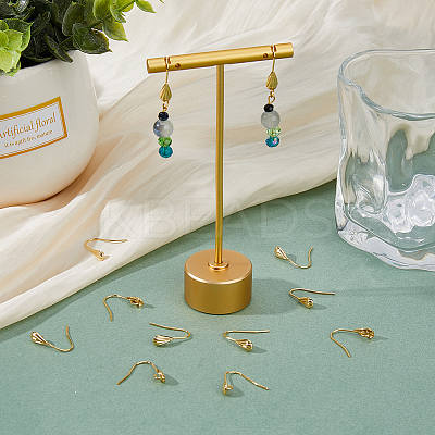 60Pcs Brass Earring Hooks KK-DC0003-89-1