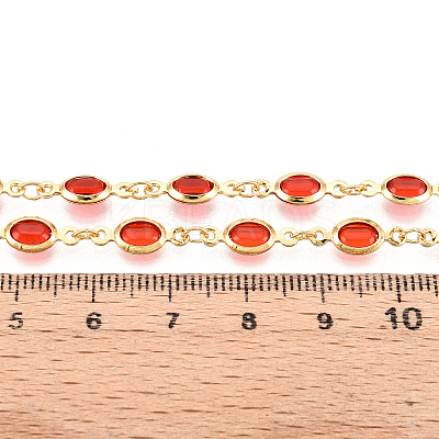 Brass Oval Link Chains CHC-N023-04B-G-1