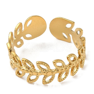 304 Stainless Steel Finger Rings AJEW-Z009-01B-G-1