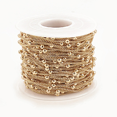 Soldered Brass Curb Chains CHC-S003-05G-1