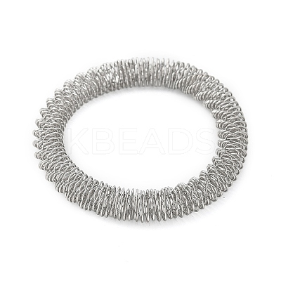 304 Stainless Steel Stretch Bangles for Women LS-BJEW-P315-02E-P-1