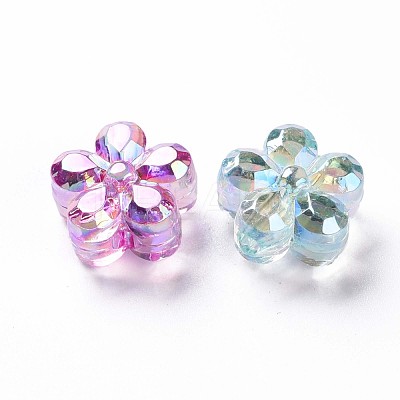 Transparent Acrylic Beads X-TACR-S154-34C-1