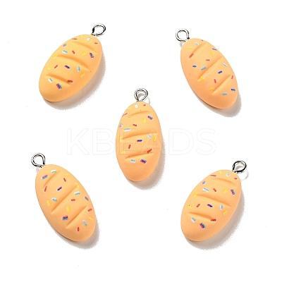Opaque Resin Pendants LS-RESI-G043-D05-1