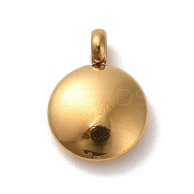 304 Stainless Steel Black Enamel Charms STAS-R009-01G-K-1