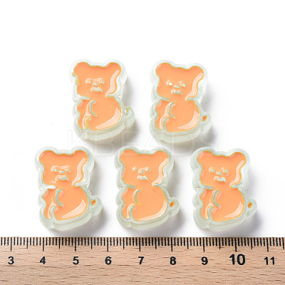 Transparent Acrylic Beads MACR-S374-07B-08-1