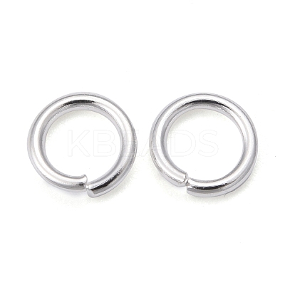 Rack Plating Brass Open Jump Rings KK-O139-18F-S-1