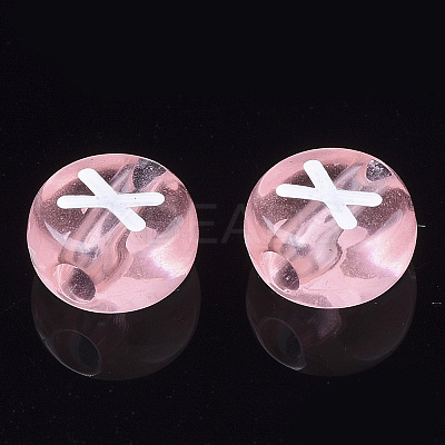 Transparent Acrylic Beads TACR-N002-04J-1