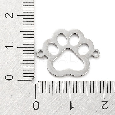Non-Tarnish 304 Stainless Steel Hollow Connector Charms STAS-P332-02P-1