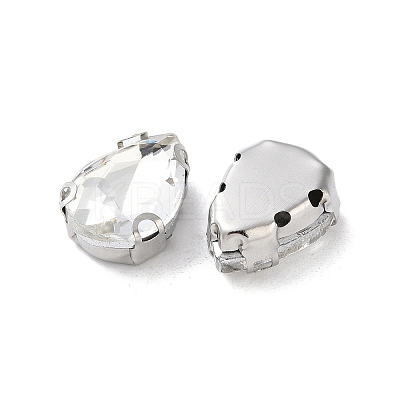 Sew on Rhinestone RGLA-T035-10x14mm-01A-1