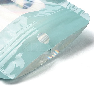 Rectangle Glitter Holographic PVC Resealable Packaging Bags LS-ABAG-P011-01D-01-1