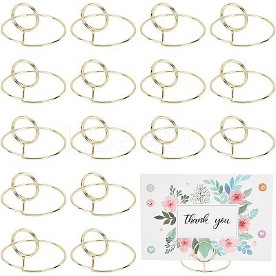 Alloy Place Card Holder DJEW-WH0018-22-1