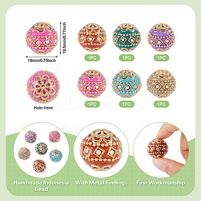 Handmade Indonesia Beads IPDL-TA0001-03B-03-1