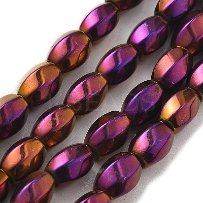 Electroplated Synthetic Non-magnetic Hematite Beads Strands G-P545-G02-02A-1