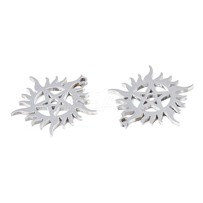 Non-Tarnish 201 Stainless Steel Pendants STAS-N098-052P-1