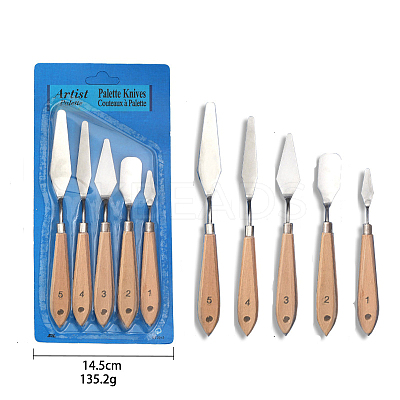 5Pcs Painting Knife Sets PW-WG71730-02-1