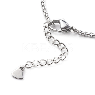 Tarnish Resistant 304 Stainless Steel Box Chain Bracelet Making Sets AJEW-JB00942-1