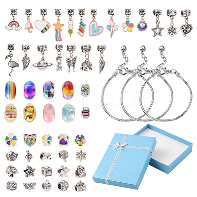 DIY European Style Bracelet Making Kit DIY-YW0005-32-1
