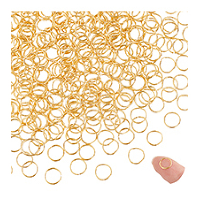 400Pcs Brass Open Jump Rings KK-PH0011-54-1
