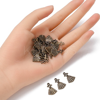 Tibetan Style Alloy Pendants TIBE-YW0001-01AB-1