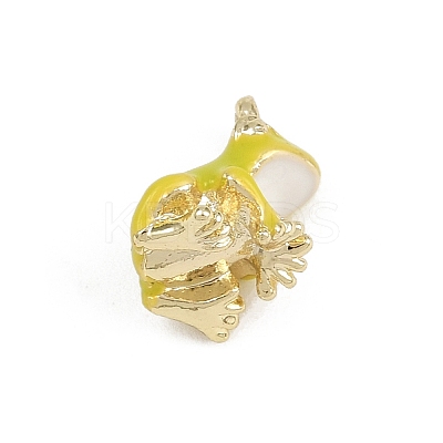 Alloy Enamel Charms X-FIND-I052-03G-04-1
