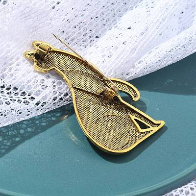 Persian Cat Alloy Brooches LS-JEWB-Q004-03AG-1