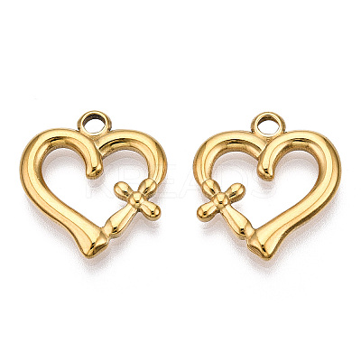 Ion Plating(IP) 304 Stainless Steel Pendants STAS-T063-203G-1