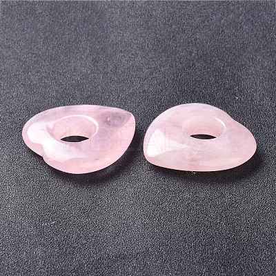 Natural Rose Quartz Pendants G-F708-04F-1