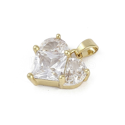 Rarl 18K Gold Plated Brass Micro Pave Cubic Zirconia Charms LS-KK-Z078-31G-02-1