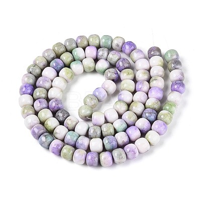 Ombre Effect Dyed Glass Beads Strands GLAA-N067-01A-06-1
