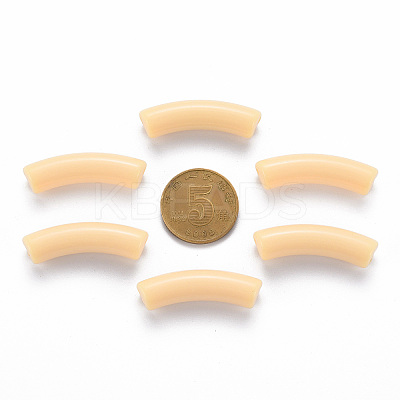 Opaque Acrylic Beads X-MACR-S372-002B-S021-1