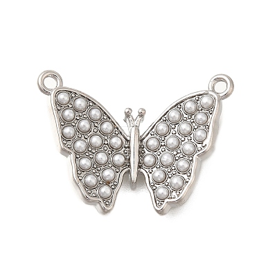Butterfly Rack Plating Brass Pendants KK-I716-16P-1